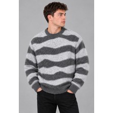 Stil Kombin Desenli Oversize Kışlık Kazak Dp 18396_10069
