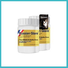 Defne Store Playboy Rusian Glare Tüy Dökücü Azaltıcı Krem Nano 2'li x 50 ml Rus Merhemi + Yanında Jel Dfnbez