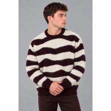 Stil Kombin Desenli Oversize Kışlık Kazak Dp 18396_10069