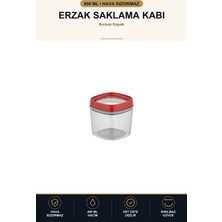 Viracasa Vakumlu Erzak Saklama Kabı 600 ml Hava Sızdırmaz Kapaklı Füme Bakliyat Makarna Saklama Kabı