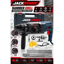 Jack Power KD3290 Metal Dişli Şanzıman Kırıcı Delici Darbeli Matkap 2-28 mm Hılti 3.5 J 900W + Mandren Hediye