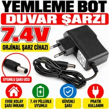 Yemleme Bot Duvar Şarzı 7.4V Orjinal Şarz Cihazı
