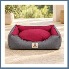 Bezos Aura Premium Yatak - Bordo / Large Bbz