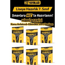 Hız Yayınları 7. Sınıf Hibrit Konu Anlatımlı Etkinlikli Soru Bankası 6 Kitap Set