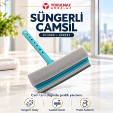 Yorulmaz Ambalaj Süngerli Camsil | Pratik Cam ve Yüzey Temizleme Aparatı
