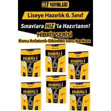 Hız Yayınları 6. Sınıf Hibrit Konu Anlatımlı Etkinlikli Soru Bankası 6 Kitap Set