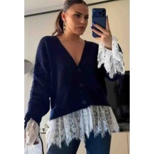 Nesko Butik Dantel Detaylı Şık Ĥırka