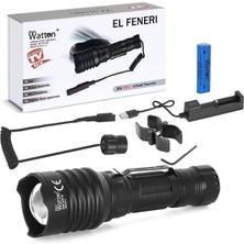 Marsilyan Tg-10 Şarjlı Profesyonel Av Feneri  WT-620