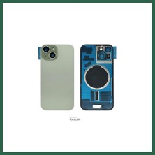 Vintessy Vıntessy iPhone 15 Uyumlu Arka Pil Kapağı Full Nfc Li Lensli- Cam BZS01