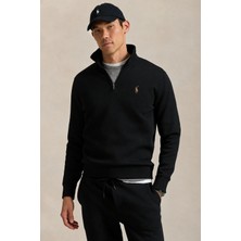 Polo Ralph Lauren Çift Yüz Interlok Yarım Fermuarlı Sweatshirt