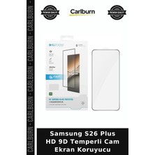 Carlburn Samsung S26 Plus Hd 9d Temperli Cam Ekran Koruyucu Akıllı Telefon Ön Koruma Cep Camı