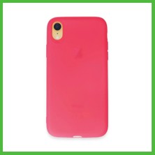 Bezos iPhone Xr Uyumlu Kılıf First Silikon - Pembe Arz
