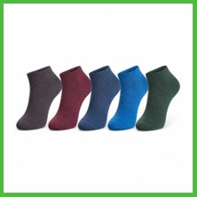 Bezos Erkek Pamuklu Patik Çorap 5'li Paket 39-44 | Dikişsiz Burun, Koku Karşıtı, Nefes Alan Kısa Konç Sneaker Çorabı · Beden: 39-44 · Renk: Çok Renkli 5'li Arz