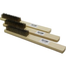 Dmax DMX-4247 Tel Fırça Ahşap Saplı - 12'li Paket