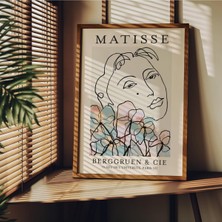 Fark Tanıtım Matisse Çerçevesiz Poster, Modern Dekoratif Çerçevesiz Poster, Tablo, Matisse-9, 50 x 70