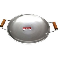 Güneş No-2 Çelik Kulplu Kavurma Sacı - 10'li Paket