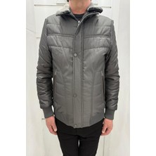 Marco Muratti Fistan Store Erkek Hakim Yaka Spor Kesim Dar Kalıp Yakası Kürklü Kışlık Mont