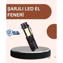 Marsilyan Alüminyum Gövdeli 2000 Lümen Güçlü LED El Feneri