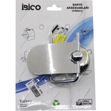 KRT Ibico Banyo BNY-203D Metal Dil Kapaklı Wc Kağıtlık Vidalı Montaj