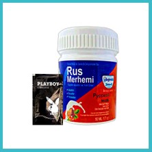 Defne Store Playboy Blue Rus Merhemi 50 ml Tüylere Krem + Yanında Jel Dfnbez