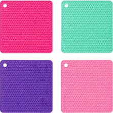 İbico Ibico İ22-084 17X17CM 2in1 Kare Silikon Nihale Kambura Bastı Kalıp - 12'li Paket