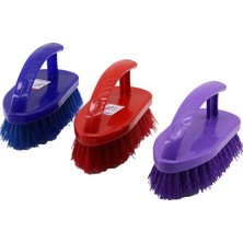 Ekol Fırça EF-208 Lüx Halı Fırçası Ütü Modeli Plastik Tutacak - 24'li Paket