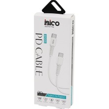 KRT Ibico İB-1005 (Type-C To Telefon Şarj ve Data Kablosu 1mt 20W 3.4A Hızlı - 10'li Paket