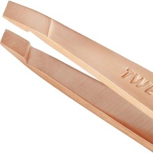 Str Store Mini Slant Tweezer Rose Gold - Cımbız
