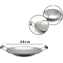 Güneş No:1 Çelik Kulplu Kavurma Sacı - 10'li Paket