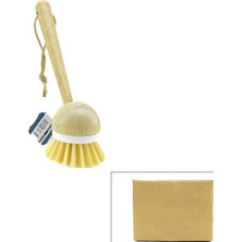 İbico Ibico İ21-127 Bulaşık ve Çok Amaçlı Fırça 22CMX5.5CM Ahşap Saplı - 48'li Paket
