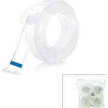 İbico Ibico İ13-086 Şeffaf Çift Taraflı 2CMX2MT Bandı Nano Bant - 12'li Paket