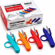 İbico Ibico İ20-013 Great Knıves TC-800 Tekstil ve Iplik Makası Renkli Plastik Saplı - 12'li Paket