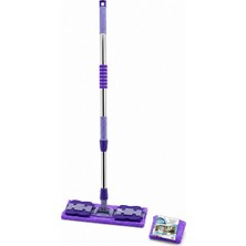 İbico Ibico İ21-018 Mandallı Yüzey Temizlik Palet Mop Metal Uzayan Sap 70-107CM 360° Yedekli