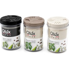 Qlux Ideas Qlux Baharatlık ve Tuzluk Plastik 300ML Akıllı Tasarım- 24'li Paket