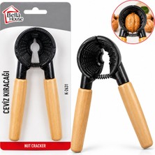Bella House K-2631 Büyük Metal Ceviz ve Fındık Kıracağı Bambu Saplı