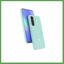 Bezos Samsung Galaxy A17 5g Uyumlu Regal Magsafe Standlı Kapak - Su Yeşili Mgc