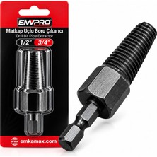 Emvpro EMV-5684 Matkap Uçlu Boru Çıkarıcı 1/2 - 3/4 Inç