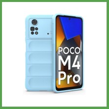 Bezos Poco M4 Pro 4g Uyumlu Kılıf Optimum Silikon - Sky Blue Mgc