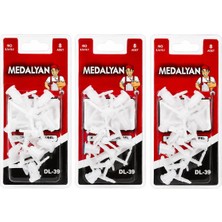 Medalyan Alçıpan Dübel, Kanatlı, 8X16.5 Mm- 12'li Paket