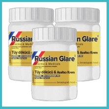 Defne Store Süper Russ Glare Tüylere Krem Nano 3 Adet x 50 ml Russ Merhemi Dfnbez