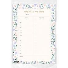 Ficksy Yapılacaklar Listesi - A5 - 50 Sayfa - To Do List - Checklist - Kontrol Listesi - Planlayıcı