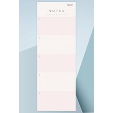 Ficksy Yapılacaklar Listesi - 50 Sayfa - 10,5*29,7 cm - To Do List - Checklist- Kontrol Listesi - Planlayıcı