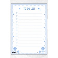 Ficksy Yapılacaklar Listesi - A5 - 50 Sayfa - To Do List - Checklist - Kontrol Listesi - Planlayıcı