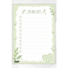 Ficksy Yapılacaklar Listesi - A5 - 50 Sayfa - To Do List - Checklist - Kontrol Listesi - Planlayıcı