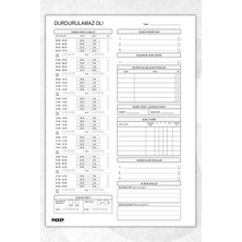 Ficksy Pomodoro Ders Çalışma Planlayıcı - A4 Ebat - 30 Yaprak - Günlük Planlayıcı - Daily Planner