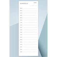 Ficksy Yapılacaklar Listesi - 50 Sayfa - 10,5*29,7 cm - To Do List - Checklist- Kontrol Listesi - Planlayıcı