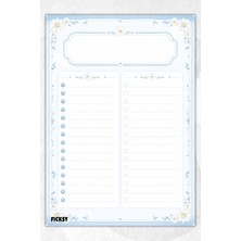 Ficksy Yapılacaklar Listesi - A5 - 50 Sayfa - To Do List - Checklist - Kontrol Listesi - Planlayıcı