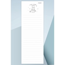 Ficksy Yapılacaklar Listesi - 50 Sayfa - 10,5*29,7 cm - To Do List - Checklist- Kontrol Listesi - Planlayıcı