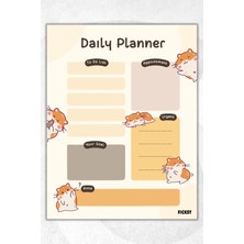 Ficksy Çocuk Haftalık Planlayıcı - A4 - 30 Yaprak - Öğrenci Planlayıcı - Okul Planlayıcı - Ders Programı