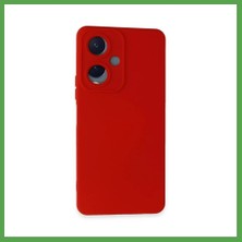 Bezos Vivo Y17S Uyumlu Kılıf Nano Içi Kadife Silikon - Kırmızı Mgc